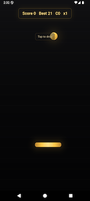 Gold Drop gameplay on Android